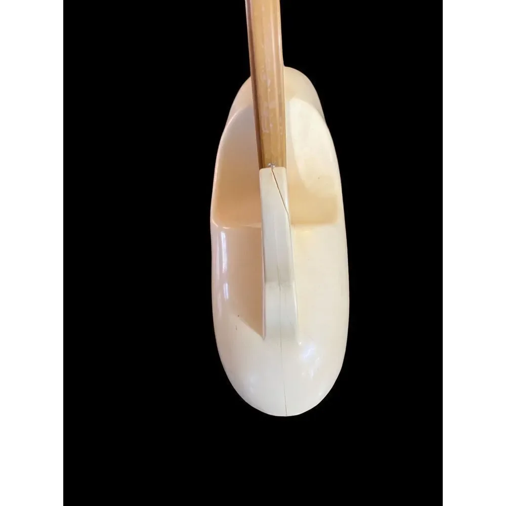 VINTAGE cream colored Cons-o-Lite Art Deco double sided mirror